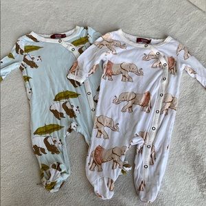 2 Milkbarn footies, great condition.